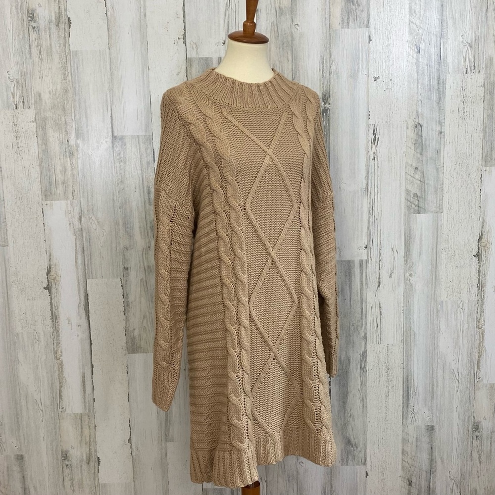 Amadi from Anthropologie Cable-Knit Sweater Dress - Picture 3 of 9
